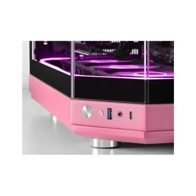 Caja Atx Semitorre Gaming Mars Gaming Mc3t Color Rosa Vista