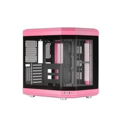 Caja Atx Semitorre Gaming Mars Gaming Mc3t Color Rosa Vista