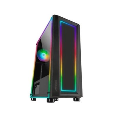 Caja Atx Semitorre Gaming Mars Gaming Mc-art Black Lateral Y