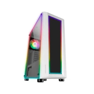 Caja Atx Semitorre Gaming Mars Gaming Mc-art White Lateral Y