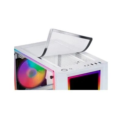 Caja Atx Semitorre Gaming Mars Gaming Mc-art White Lateral Y