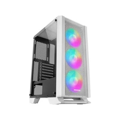 Caja Atx Semitorre Gaming Mars Gaming Mc-c White Frontal