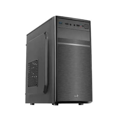 Caja Microatx Aerocool Cs-103 Frontal Con Diseño De Aluminio