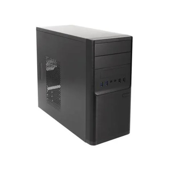 Caja Micro Atx Unyka Matx Dark Shadow Caja Negra Con 2 Bahías De 5.1/4 Con Fuente De Alimentacion De