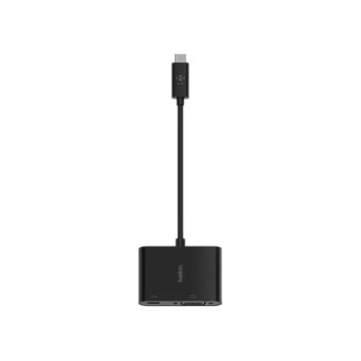 Adaptador Belkin Avc001btbk De Usb-c A Vga + Carga Color Negro