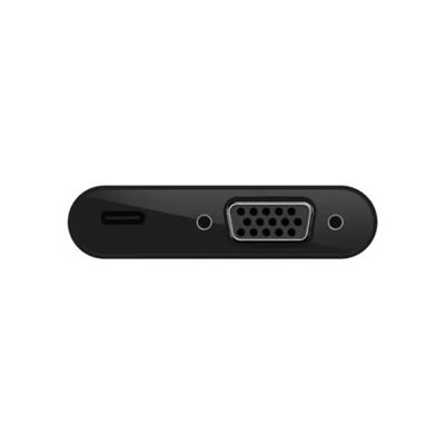 Adaptador Belkin Avc001btbk De Usb-c A Vga + Carga Color Negro