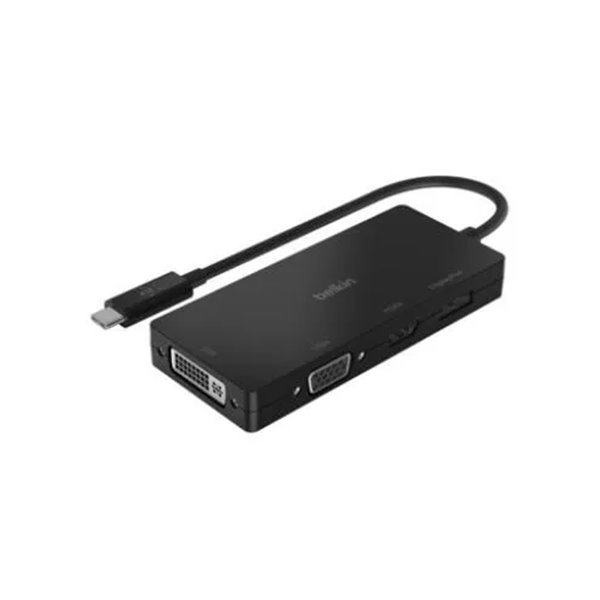 Adaptador Usb-c Belkin Avc003btbk A 1xhdmi 1xvga 1xdisplayport 1xdvi 4k 2k A 60 Hz