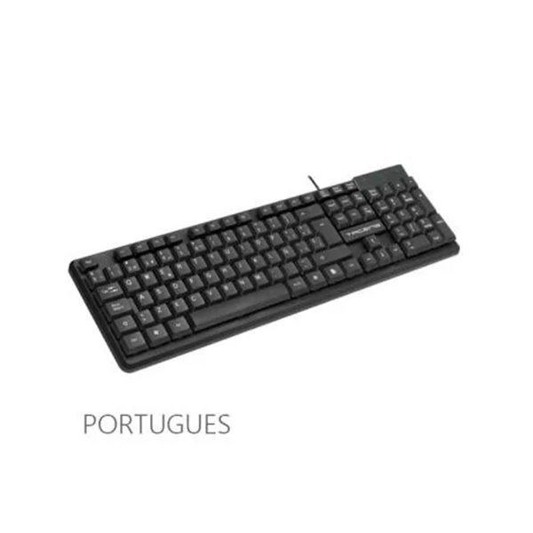 Teclado Tacens Anima Ak0 Usb Color Negro En Portugues