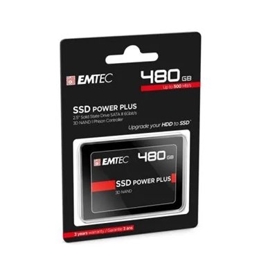 Disco Ssd Sata3 480gb Power Plus X150 Emtec (500mb/s Escritura)