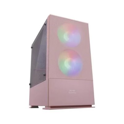 Caja Microatx Gaming Mars Gaming Mcz Pink Frontal Mesh Con