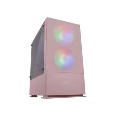 Caja Microatx Gaming Mars Gaming Mcz Pink Frontal Mesh Con