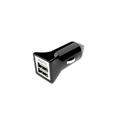 Cargador De Coche Approx 2 Usb 5v/3,1 Ah Color Negro