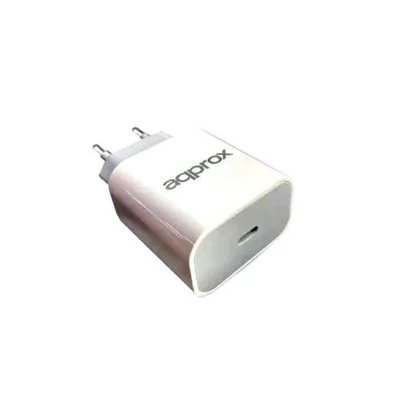 Cargador De Pared Approx Appusbwall30 Para Red Domestica A Usb