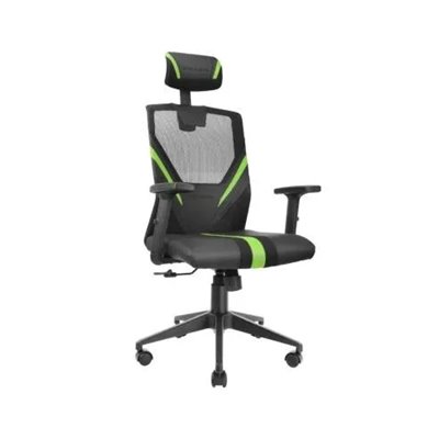 Silla Ergonomica Mars Gaming Mgc-ergo Negra Con Detalles En