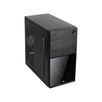 Caja Microatx Aerocool Cs-105 Ventilador Frontal Negro