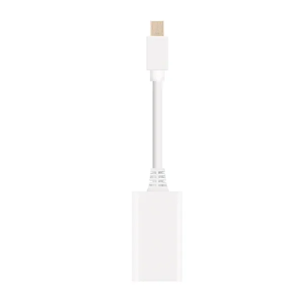 Conversor Nanocable 10.16.0602-W/ Mini DisplayPort Macho - HDMI Hembra/ 15cm/ Blanco