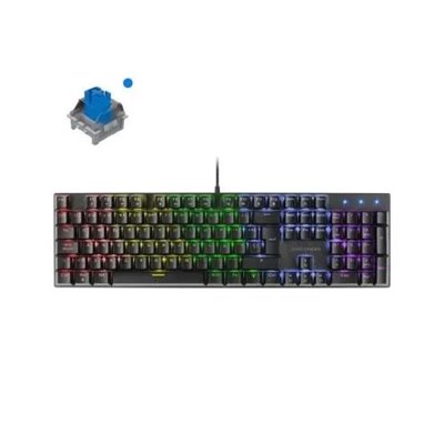 Teclado Mecanico Mars Gaming Mk422 Black Switch Azul Pr De