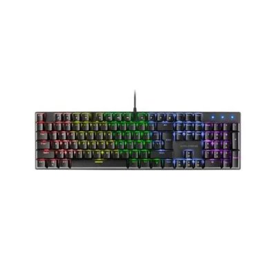 Teclado Mecanico Mars Gaming Mk422 Black Switch Azul Pr De