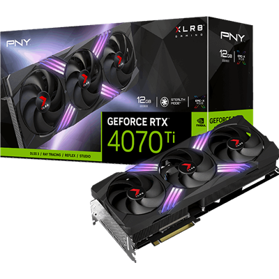 PNY GeForce RTX 4070 Ti 12GB XLR8 Gaming Verto Epic-X RGB