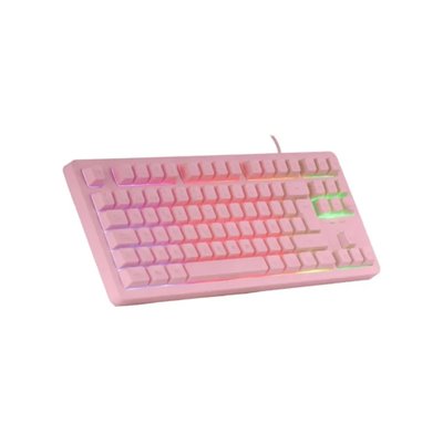 Teclado H-mech Gaming Mars Gaming Mk023 Color Rosa Tamaño