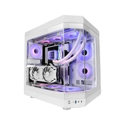 Caja Atx Semitorre Gaming Mars Gaming Mc3t Color Blanco Vista