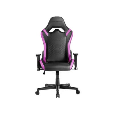 Silla Gamer Mars Gaming Mgcprobp Negra Con Detalle Violetas