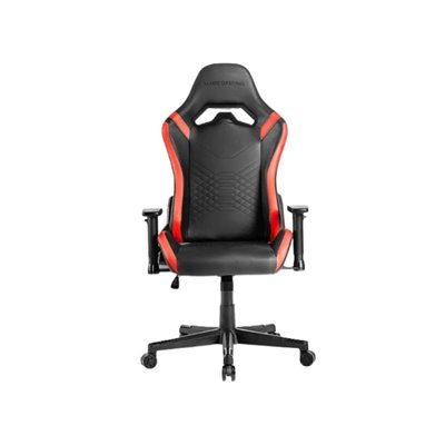 Silla Gamer Mars Gaming Mgcprobr Negra Con Detalle Rojos Brazos