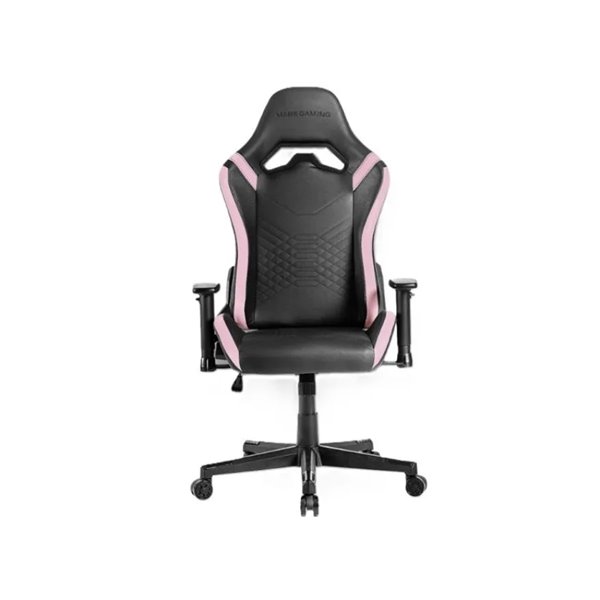 Silla Gamer Mars Gaming Mgcprobpk Negra Con Detalle Rosas Brazos Regulables En Altura Reclinable 135