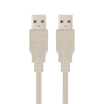 Cable USB 2.0 Nanocable 10.01.0303/ USB Macho - USB Macho/ 2m/