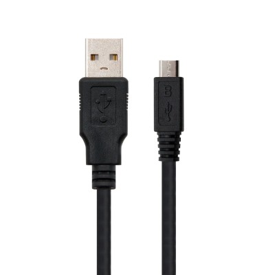 Cable USB 2.0 Nanocable 10.01.0501/ USB Macho - MicroUSB Macho/