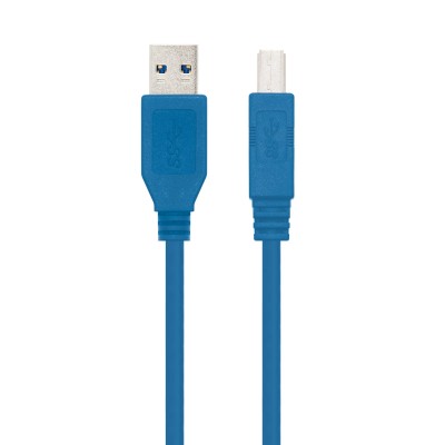 Cable USB 3.0 Impresora Nanocable 10.01.0802-BL/ USB Tipo-B