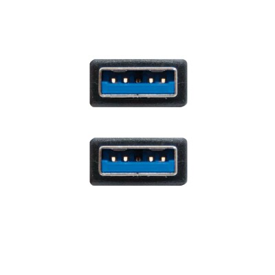 Cable USB 3.0 Nanocable 10.01.1001-BK/ USB Macho - USB Macho/