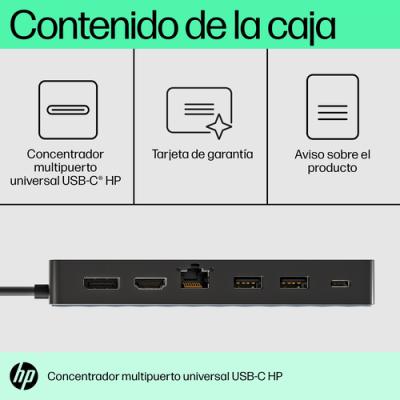 Docking USB Tipo-C HP 50H55AA USB-C/ 2xUSB/ 1xHDMI/