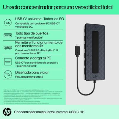 Docking USB Tipo-C HP 50H55AA USB-C/ 2xUSB/ 1xHDMI/