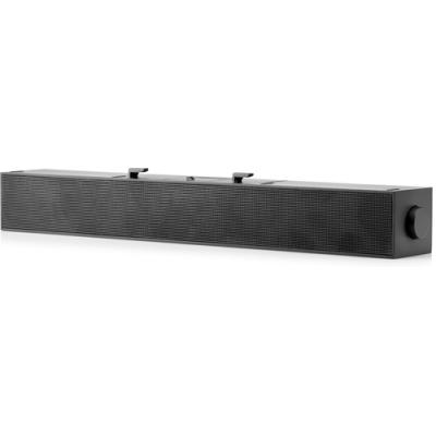 Barra de Sonido HP S101/ Negra/ Compatible con monitores HP