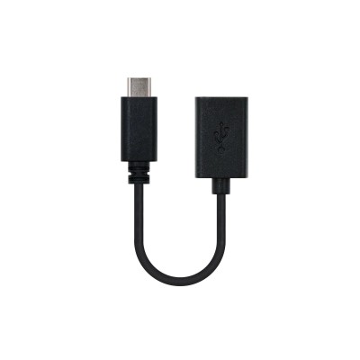 Cable USB 2.0 Nanocable 10.01.2400/ USB Tipo-C Macho - USB