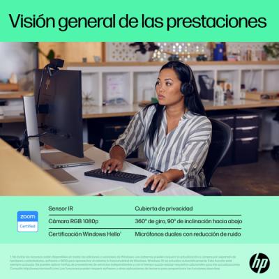 Webcam HP 625 FHD Enfoque Automático/ 1920 x 1080 Full HD