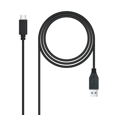 Cable USB 3.1 Tipo-C Nanocable 10.01.4000/ USB Tipo-C Macho -