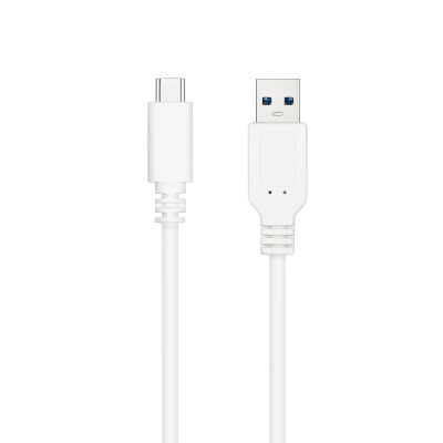 Cable USB 3.1 Tipo-C Nanocable 10.01.4000-W/ USB Tipo-C Macho -