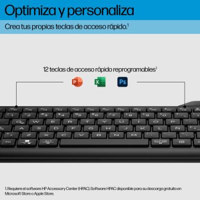 Teclado Inalámbrico HP 475 Dual/ Negro