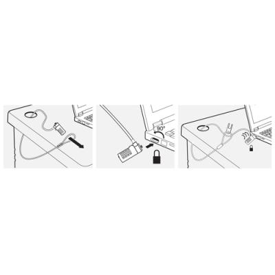 Ewent cable seguridad con combinacion