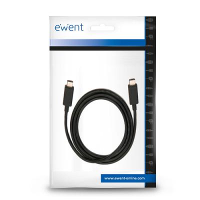 Ewent cable usb-c carga rápida 60w 10gbps,4k 1m