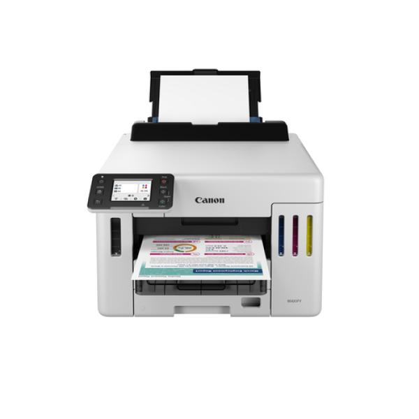 Impresora Recargable Canon MAXIFY GX5550 MegaTank WiFi/ Dúplex/ Blanca