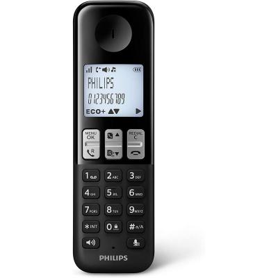 Teléfono Inalámbrico Philips D2501B/01/ Negro