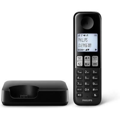 Teléfono Inalámbrico Philips D2501B/01/ Negro