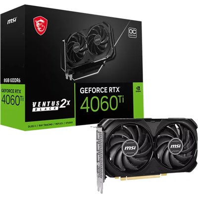 MSI VENTUS 2X BLACK Geforce RTX 4060 Ti 8GB GDDR6