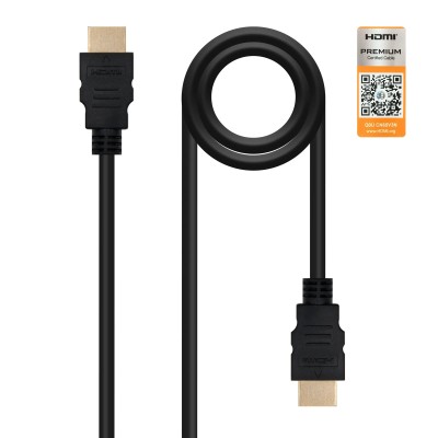 Cable HDMI 2.0 4K Nanocable 10.15.3602/ HDMI Macho - HDMI