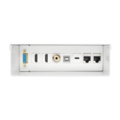 Caja de Conexiones Aisens A127-0720/ VGA - 2x HDMI - Jack 3.5 -