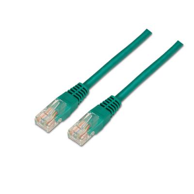 Cable de Red RJ45 UTP Aisens A133-0193 Cat.5e/ 50cm/ Verde