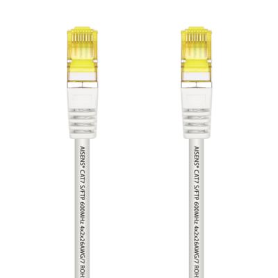 Cable de Red RJ45 SFTP Aisens A146-0489 Cat.7/ 50cm/ Blanco